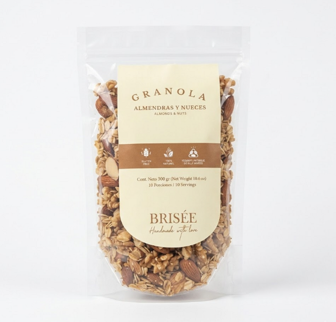 GRANOLA ALMENDRAS Y NUECES 60 GR BRISEE