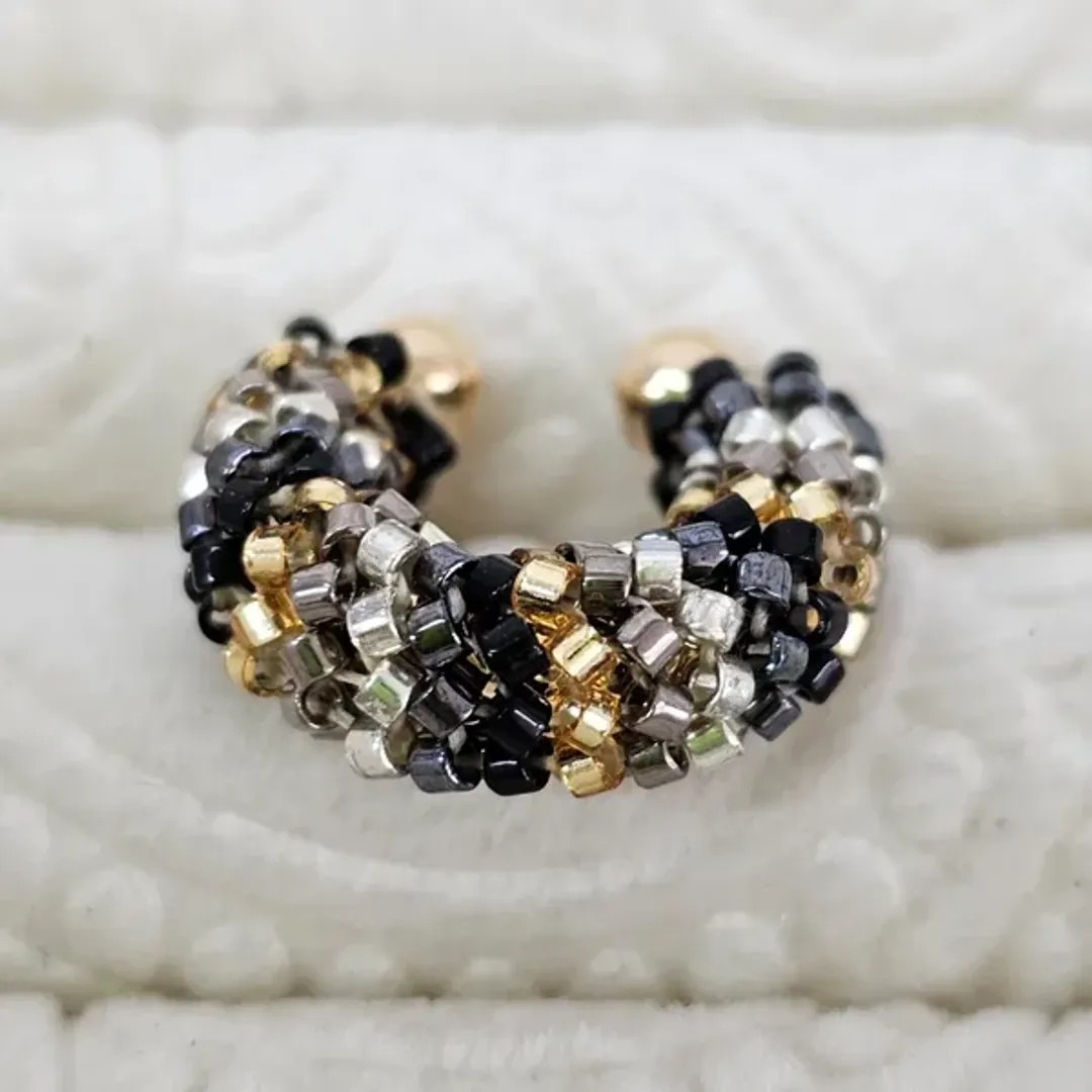 ear cuff confite negro