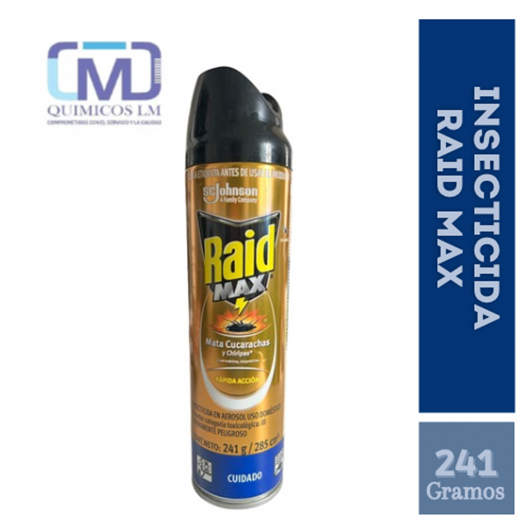INSECTICIDA RAID MAX X 241gr