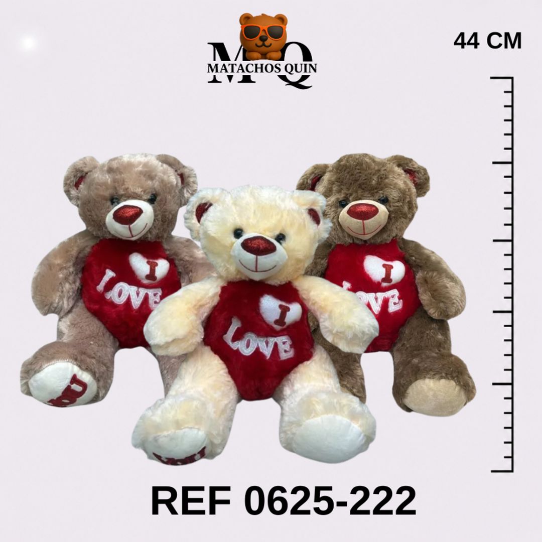 OSO SURTIDO CON DETALLES EN ROJO