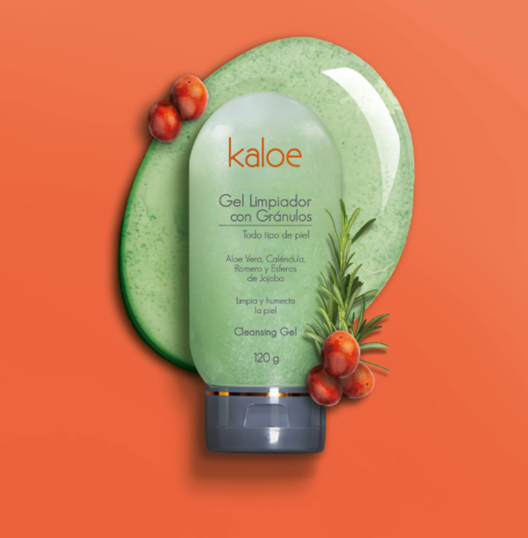 Gel Limpiador con Gránulos Kaloe