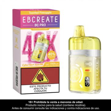 Imagen del producto Elfbar Bc Pro Toasted Pineapple 40.000 Puffs