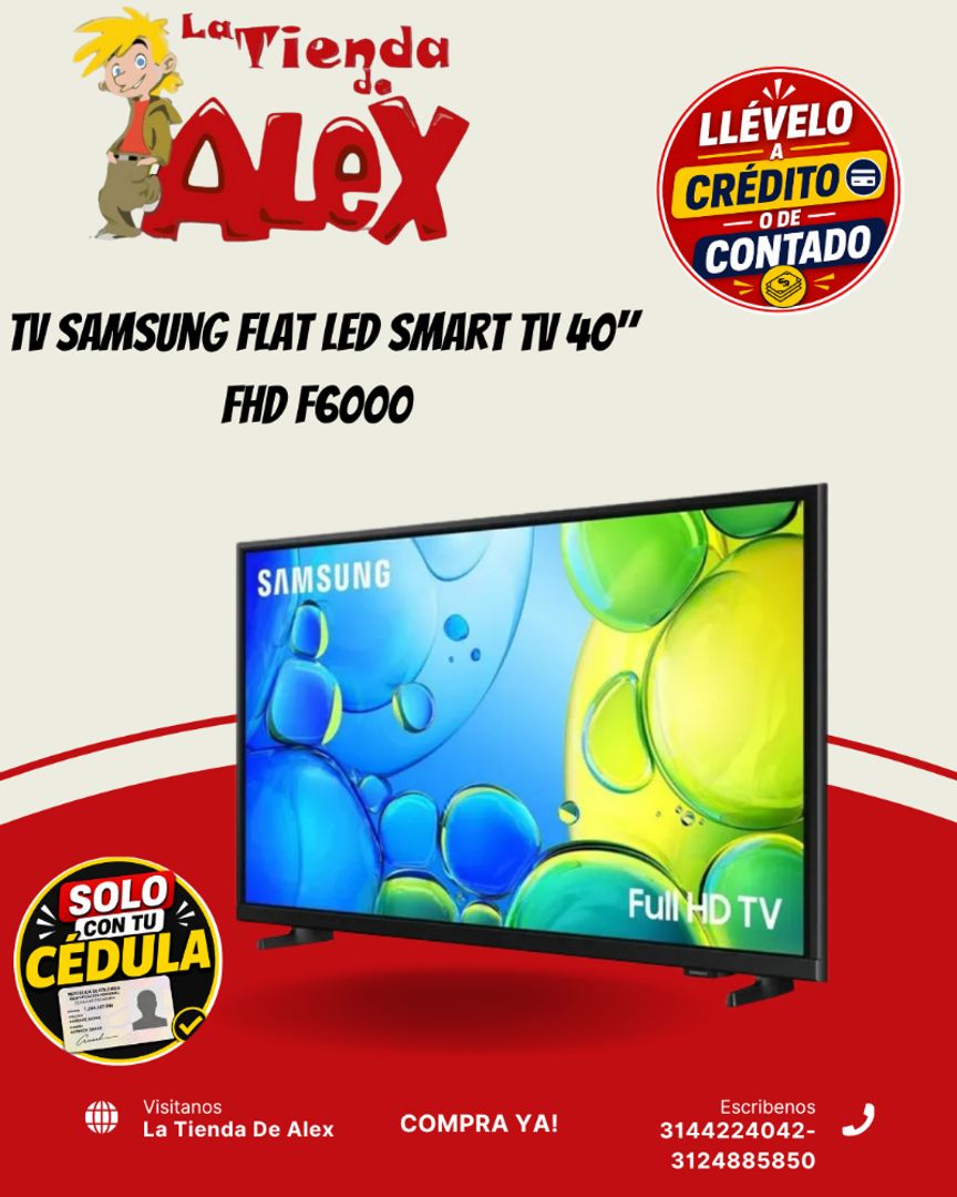 Tv Samsung Flat Led Smart TV 40" FHD F6000 