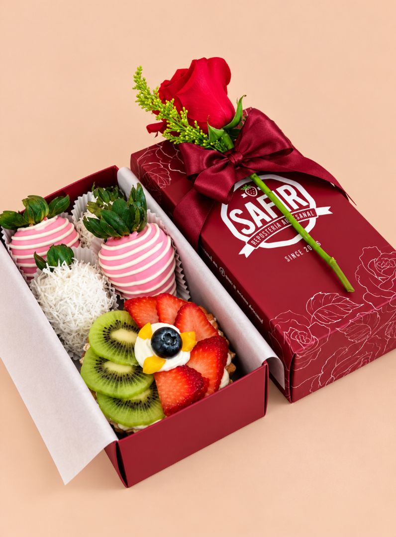 CAJA MIXTA PEQUEÑA + ROSA
