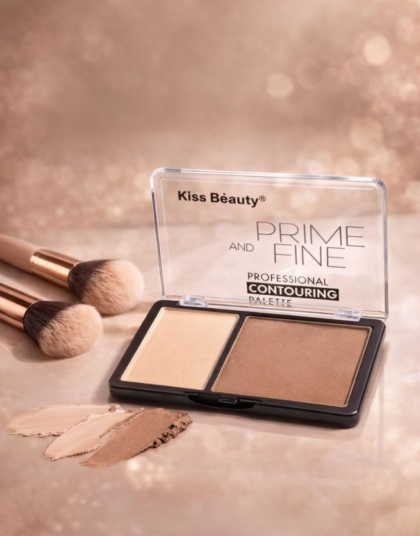 PALETA DE CONTORNO E POLVO – KISS BEAUTY 23089-03