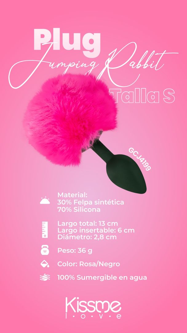 Jumping Rabbit Anal Plug Talla S