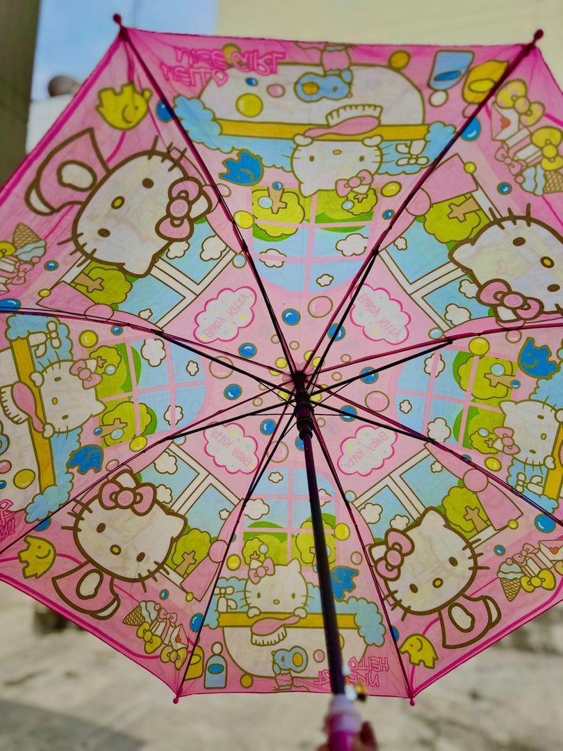 1463 SOMBRILLA HELLO KITTY 