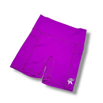 Imagen del producto  Short Hybrid ajustado con bolsillos laterales y sin costura delantera tiro alto Lycra