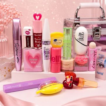 KIT DE MAQUILLAJE COMPLETO + COSMETIQUERA  - imagen 1