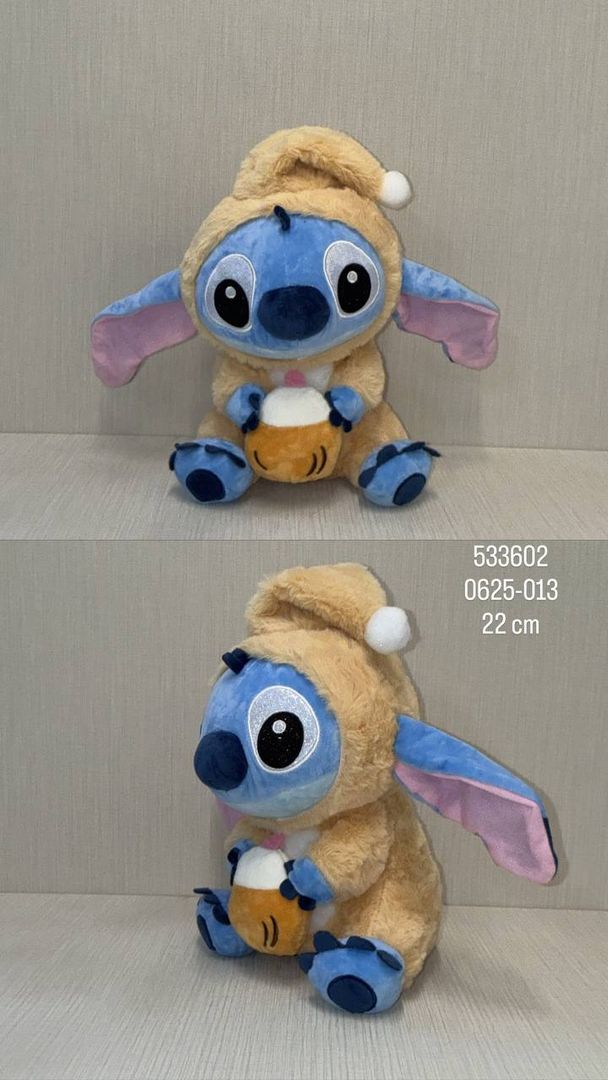 STITCH CON PIYAMA Y PASTEL 22 CM