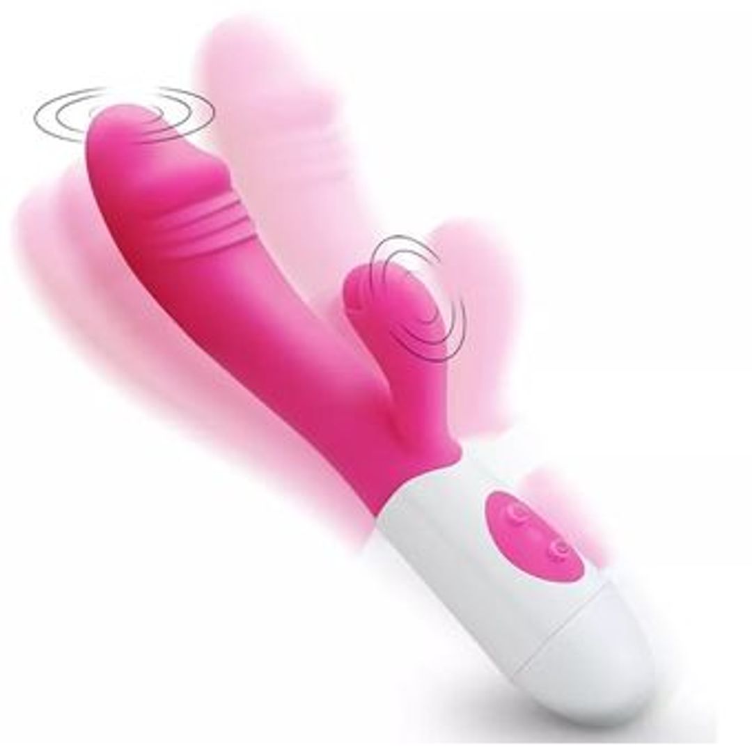 VIBRADOR CON ESTIMULADOR DE CLÍTORIS CANDRY