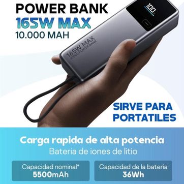 Imagen del producto Power Bank XIAOMI 10.000mAh 165W