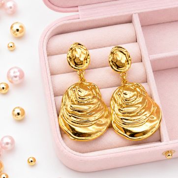 Imagen del producto Aretes Largos Rodio Dama Elegant 