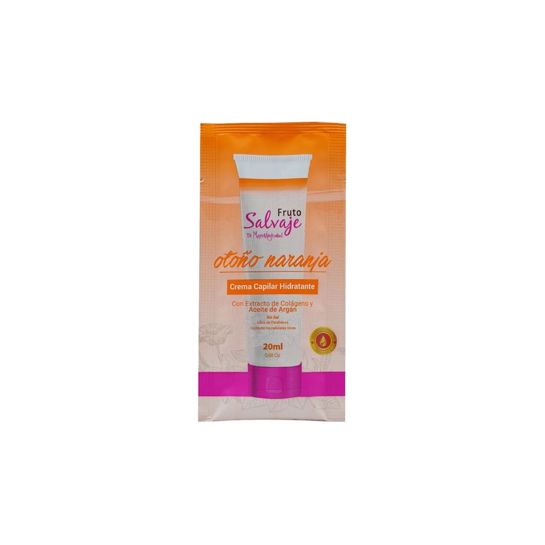 CREMA CAPILAR HIDRATANTE OTOÑO NARANJA 20ml FRUTO SALVAJE 