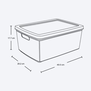 CANASTA FIQUE 13,5L GRIS HIELO RIMAX	 - imagen 3