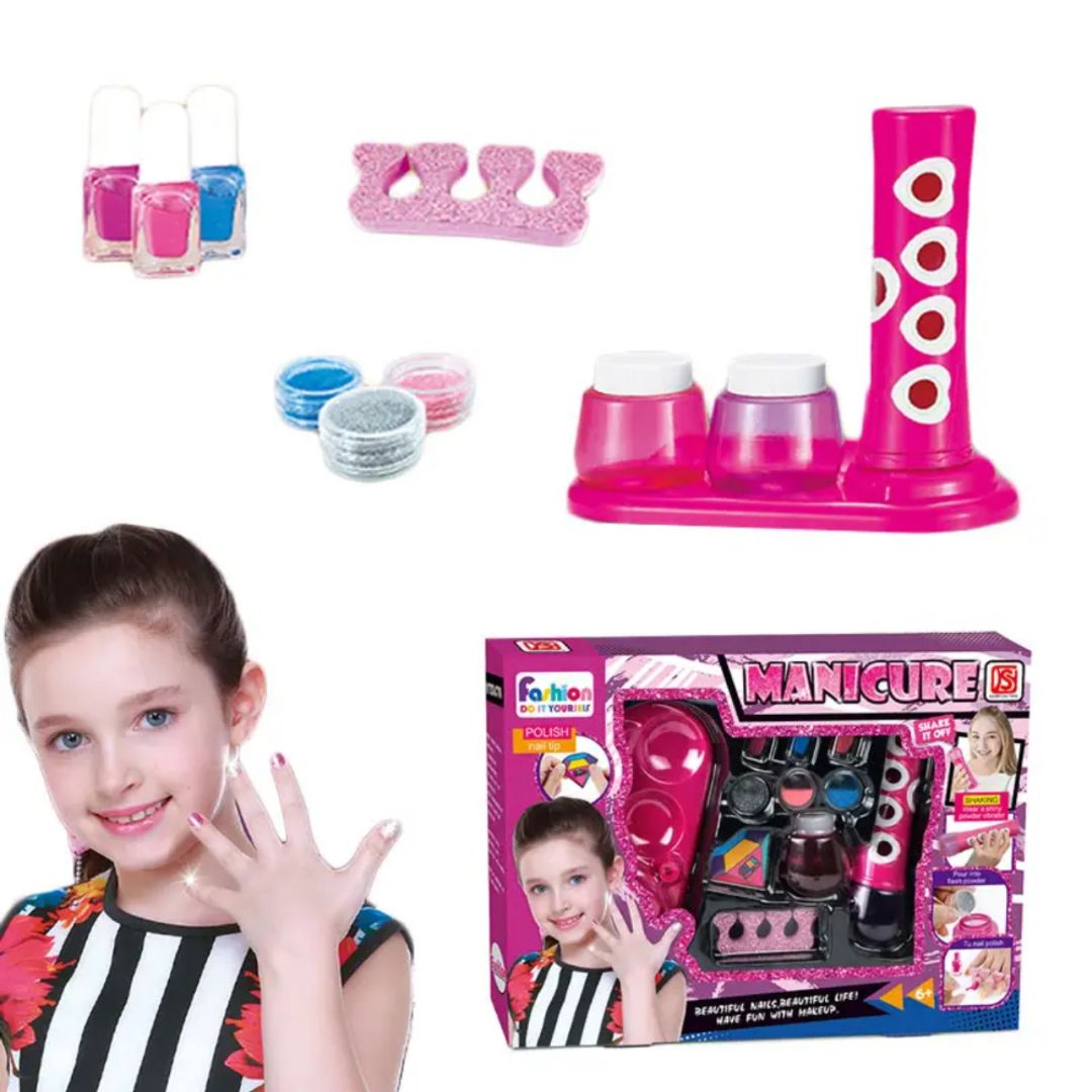Juguete Set Manicure Niñas Set Uñas Niñas