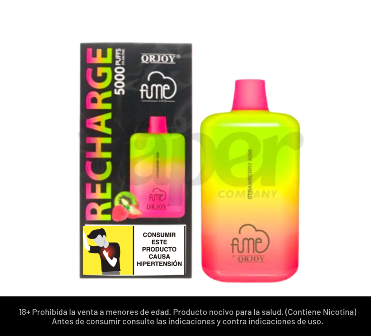 Fume Recharge Strawberry Kiwi 5000 Puffs