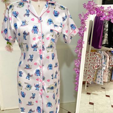 Camisón "Stitch" / Seda - imagen 1