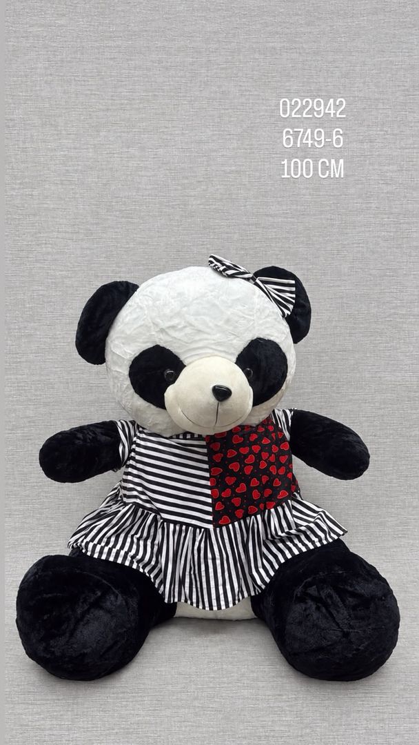 PANDA CON VESTIDO 100 CM 