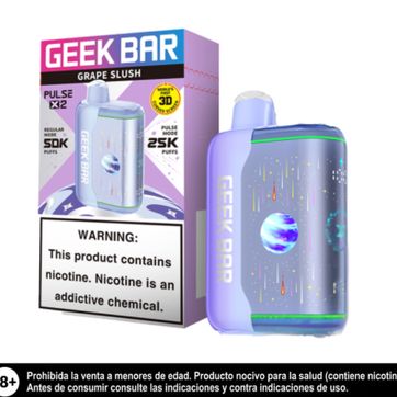 Imagen del producto Geek Bar Pulse X2 Grape Slush 50.000 Puffs