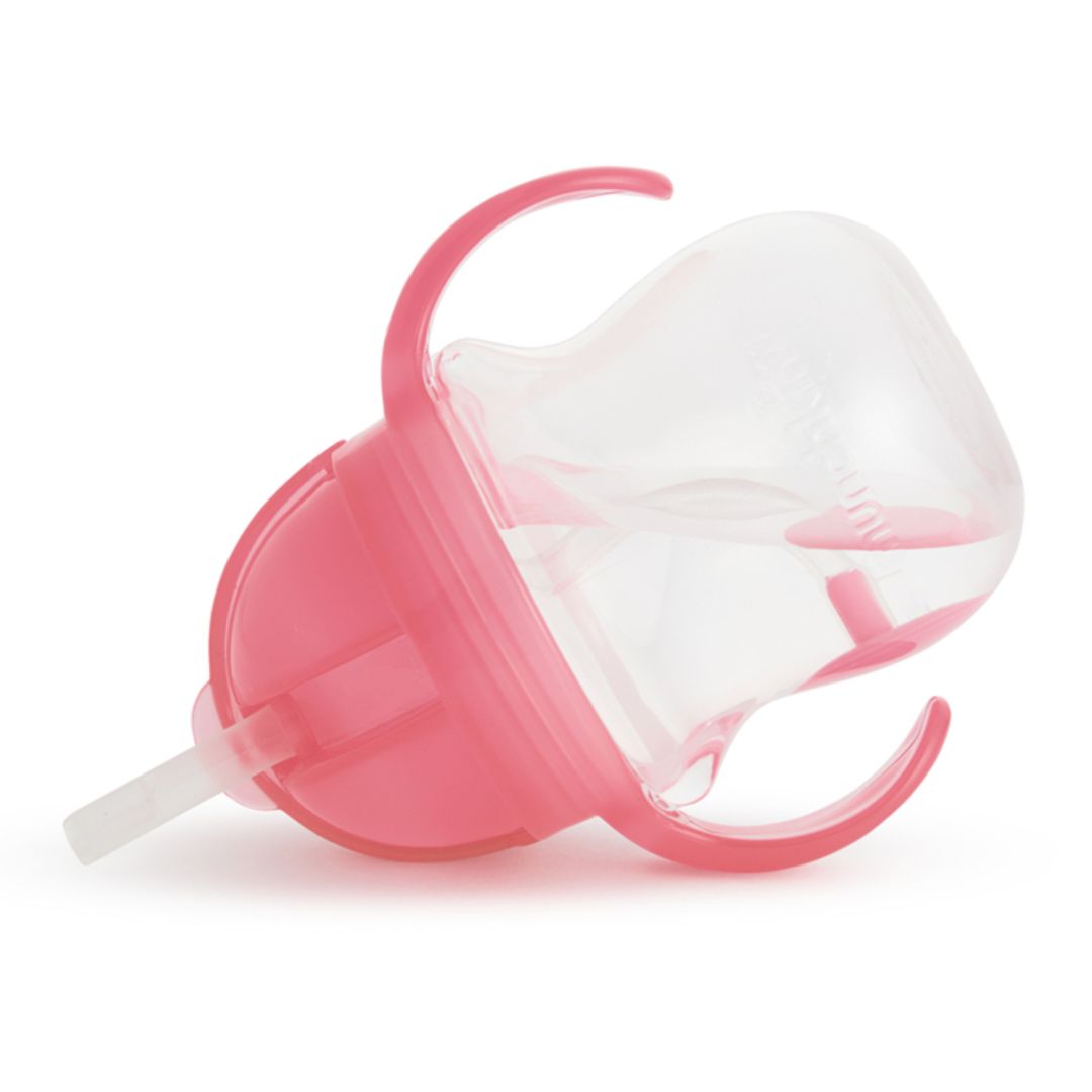 Vaso Pitillo Flexible Rosa MUNCHKIN