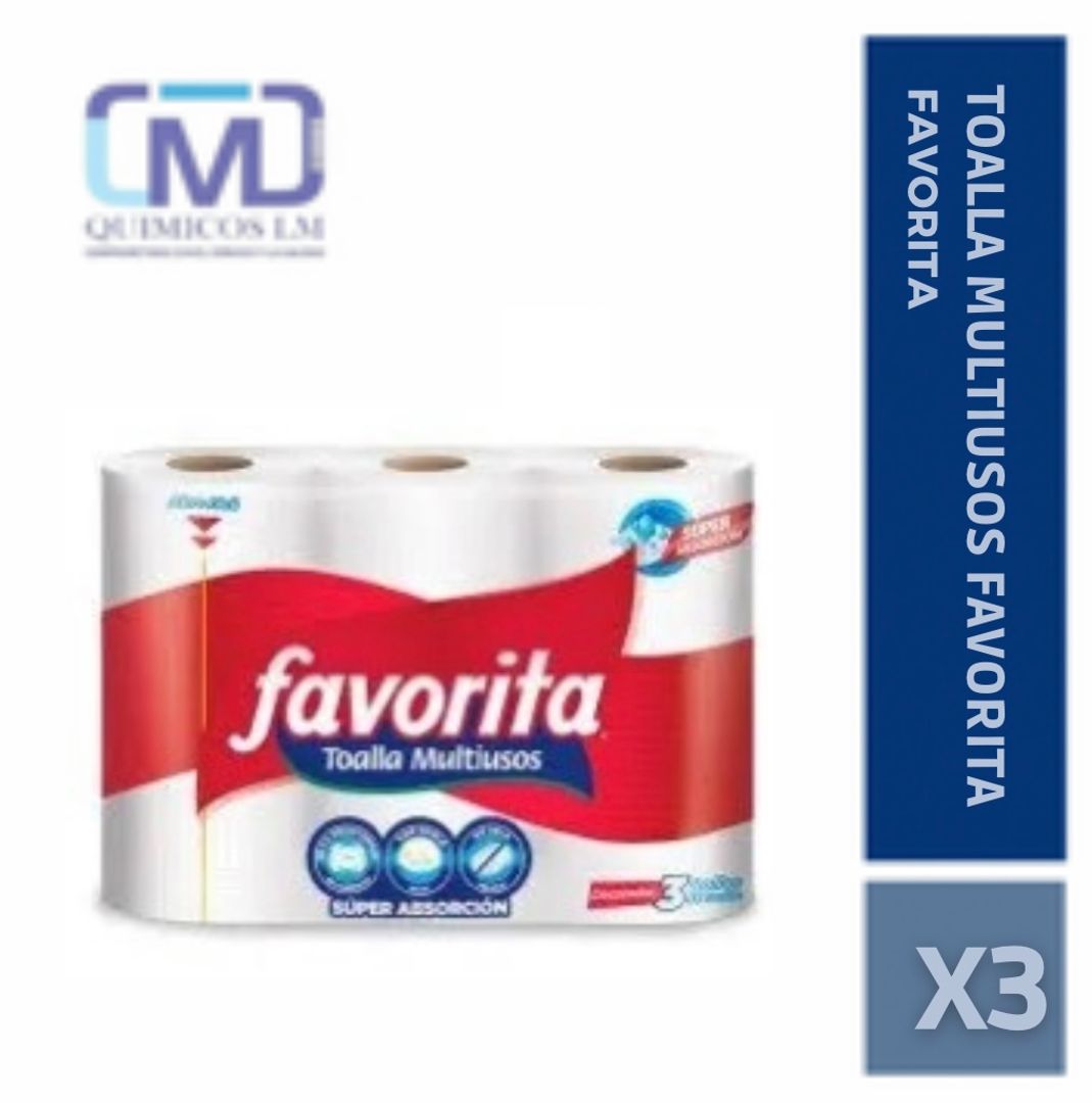 TOALLAS MILTIUSOS X3 UND FAVORITA