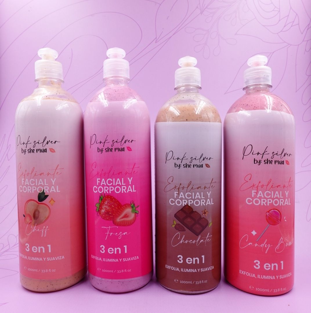 EXFOLIANTE 3 EN 1 1000ML PINK SILVER
