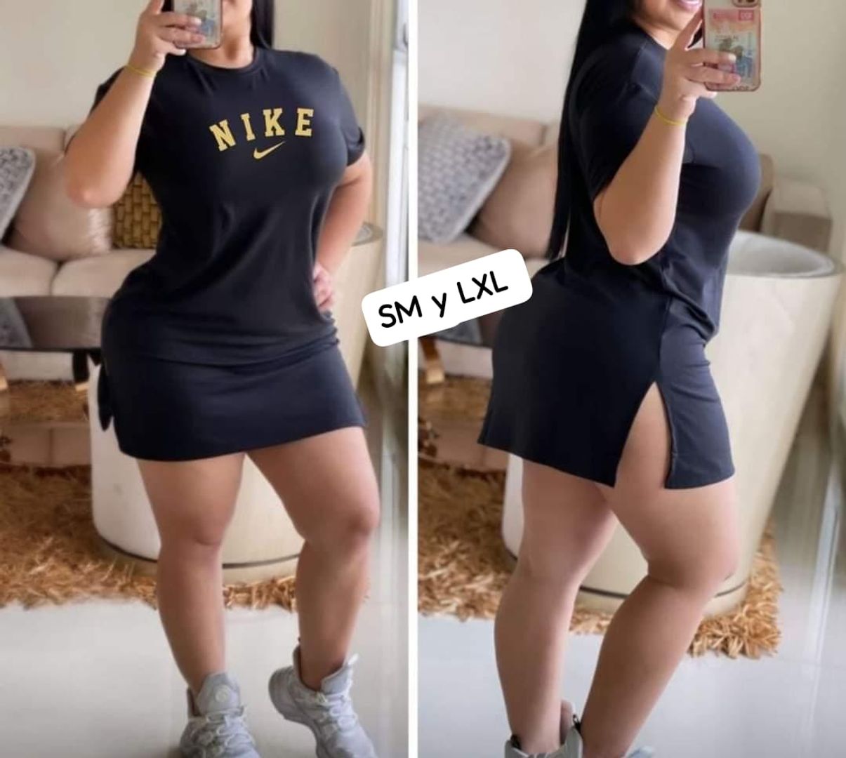 VESTIDO CON ABERTURA 
