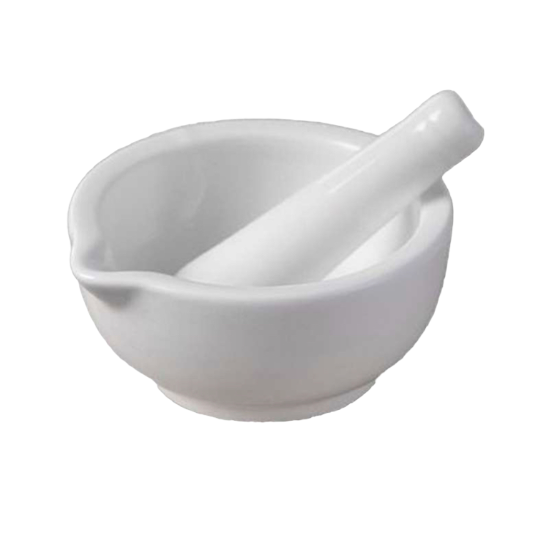 LAB. MORTERO CON PISTILO 