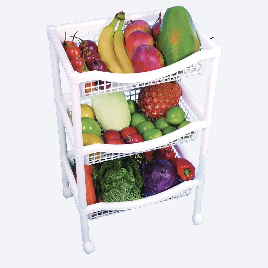 CANASTA MOVIL RECTANGULAR 7083 BLANCA RIMAX	