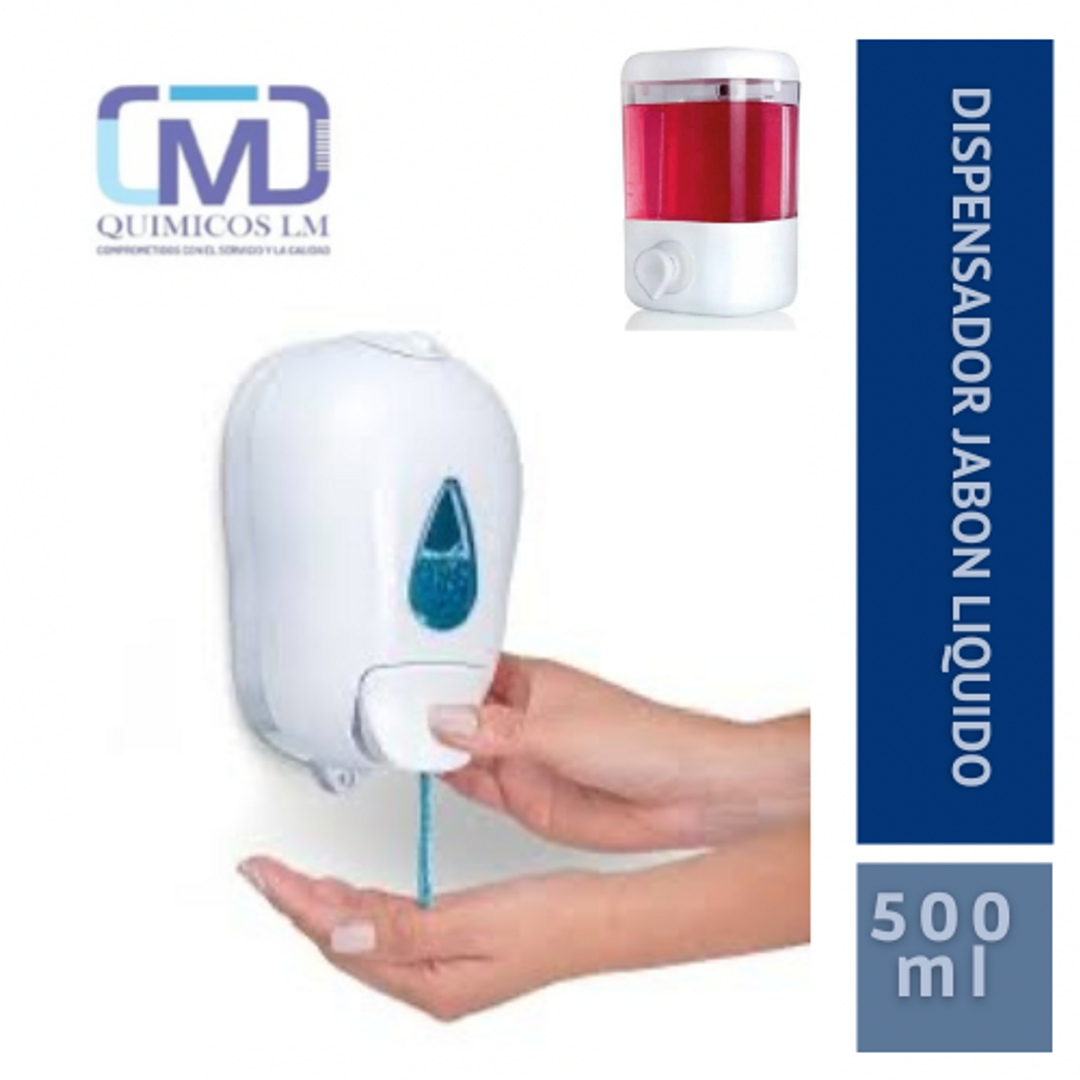 DISPENSADOR JABON LÍQUIDO x500ml 