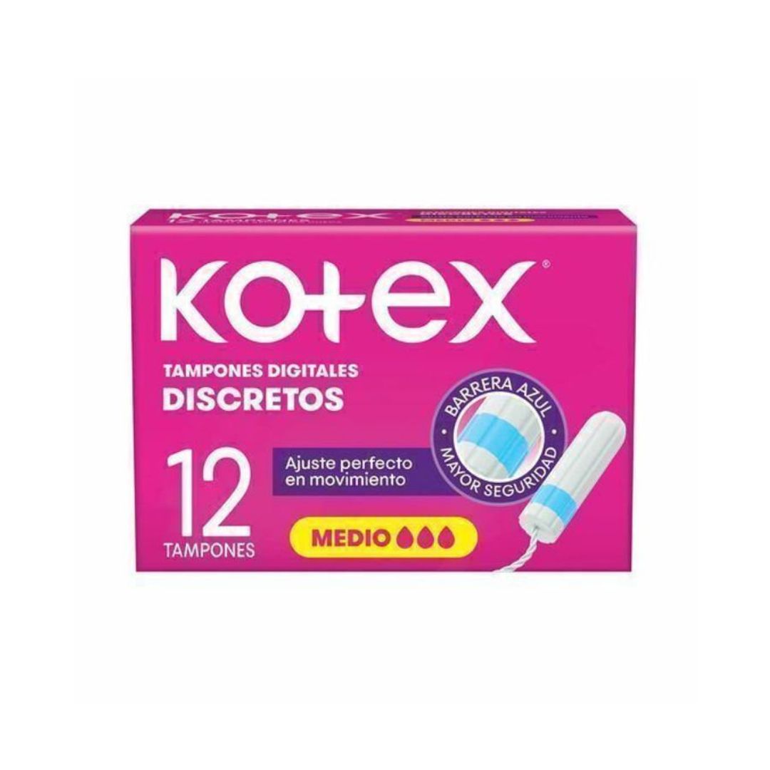 TAMPONES KOTEX DIGITALES*12