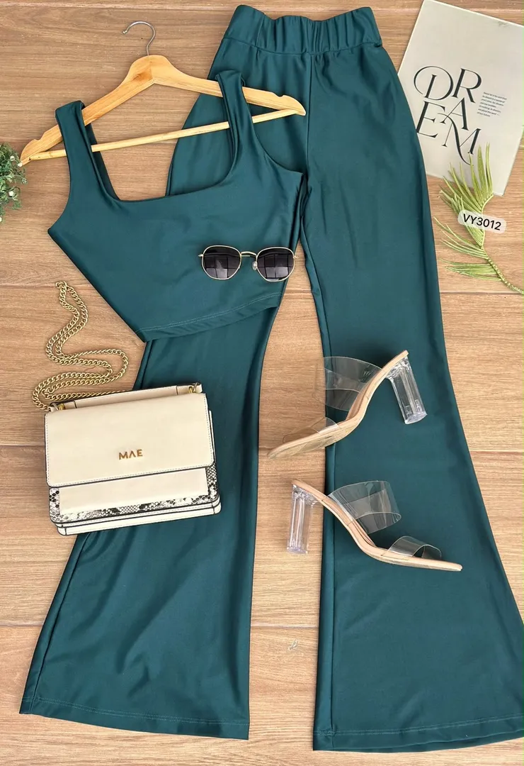 SET BLUSA TIRA Y PANTALON VY3012