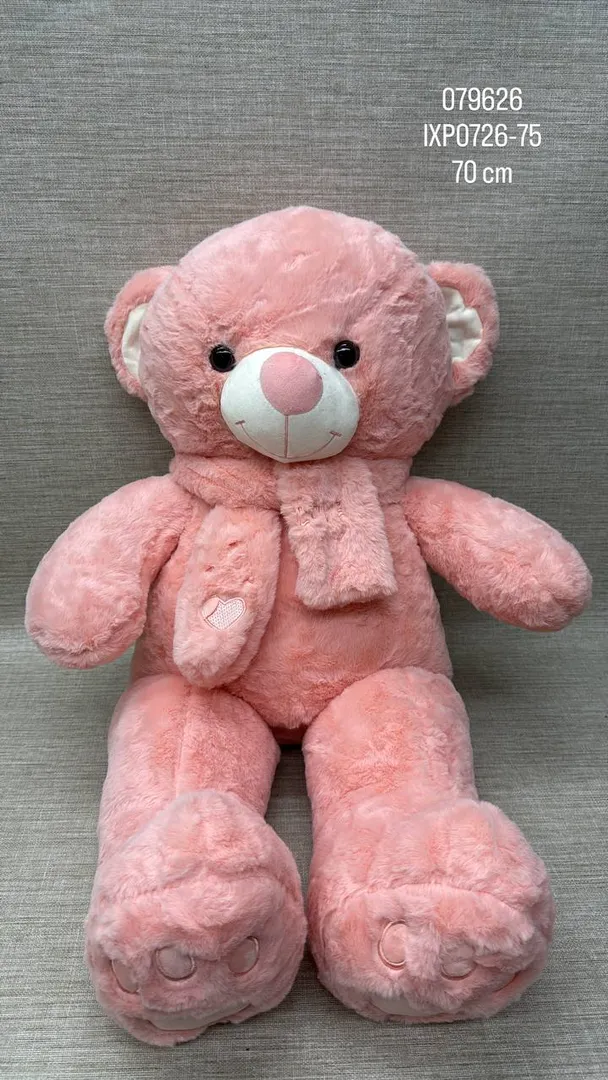 OSO PATAS LARGAS CON BUFANDA  CURUBA 70 CM