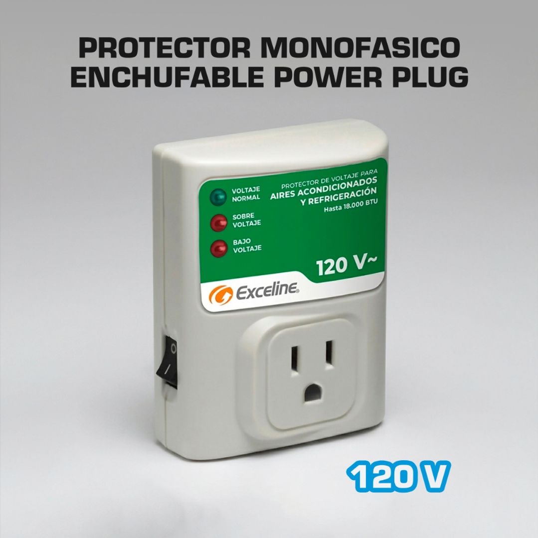 PROTEC. MONOFASICO ENCHUFABLE POWER PLUG 120 VAC