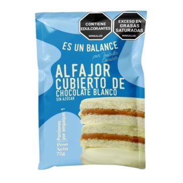 Imagen del producto ALFAJOR RELLENO DE CHOCOLATE BLANCO ES UN BALANCE
