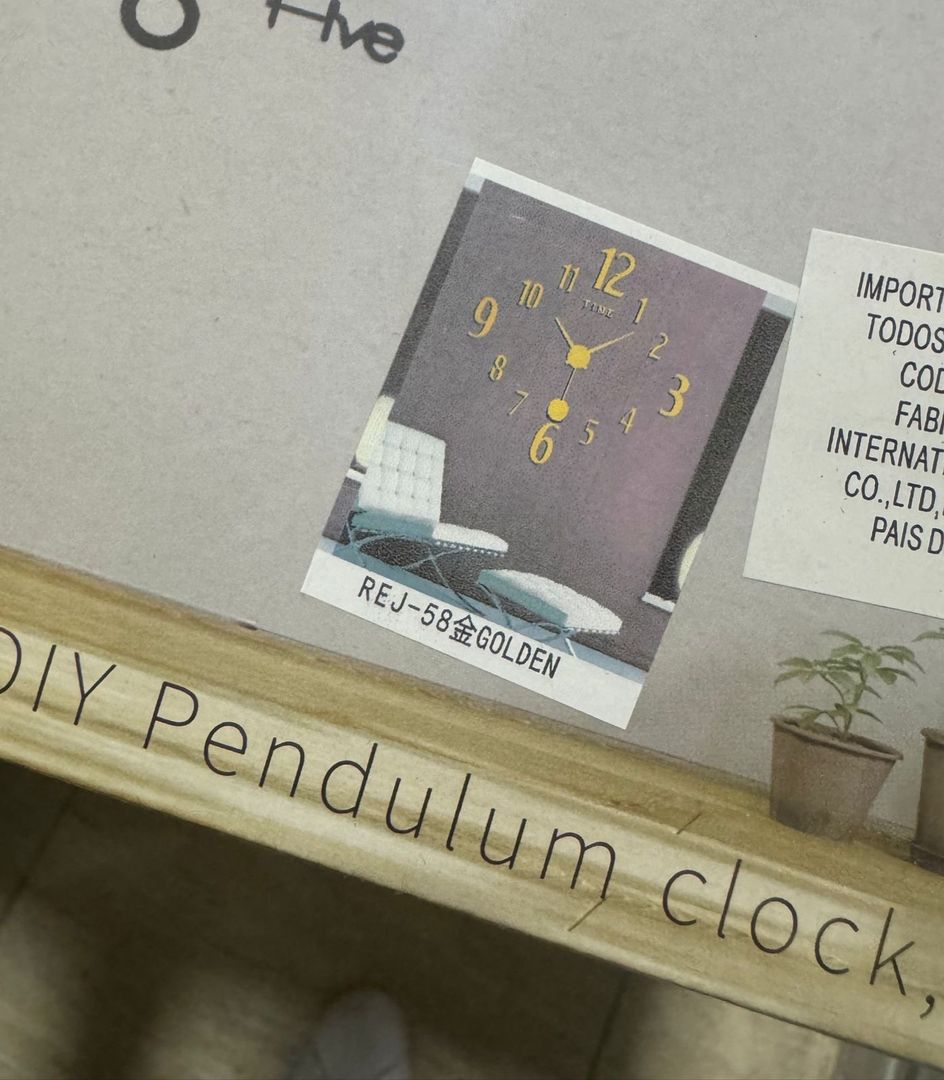Reloj de pared grande con pendulo 