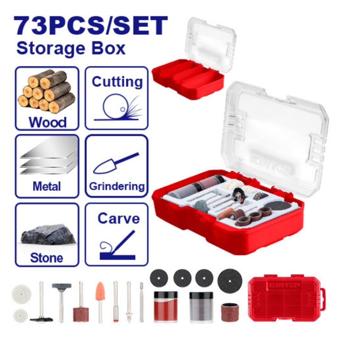 EMTOP SET DE ACCESORIOS 73PCS PARA MOTOTOOL SUPER EMTOP
