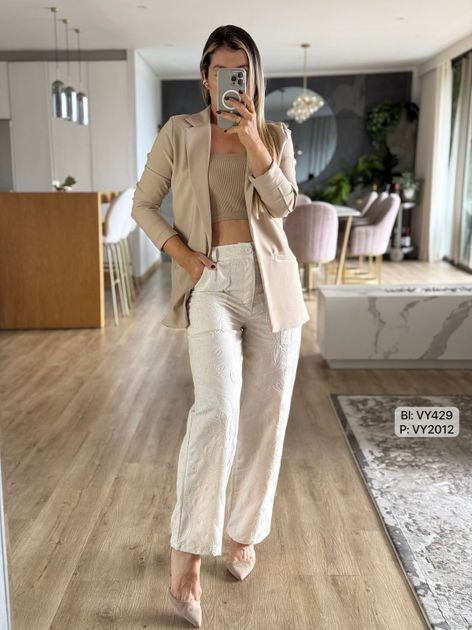 BLAZER VICTORY LARGO VY429 en CAFE — foto 6