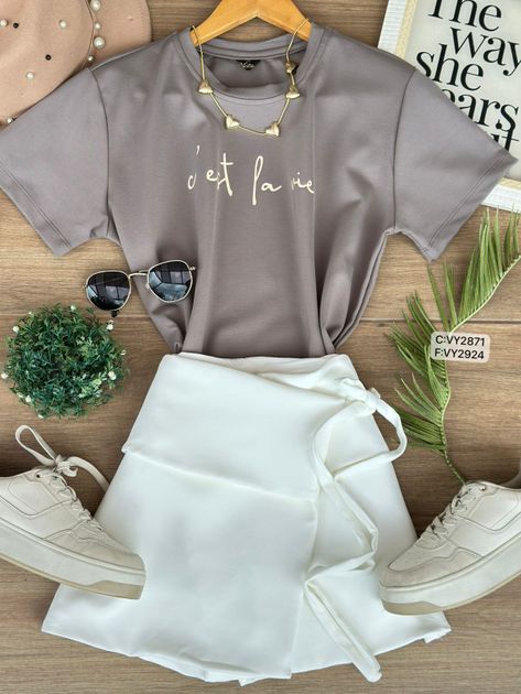 CAMISETA FRIA REGULAR EST LA VIE VY2871 en AZUL OSCURO — foto 5