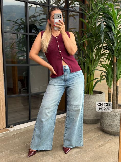 JEAN BARREL CON PRENSES EN BOTA  Q276