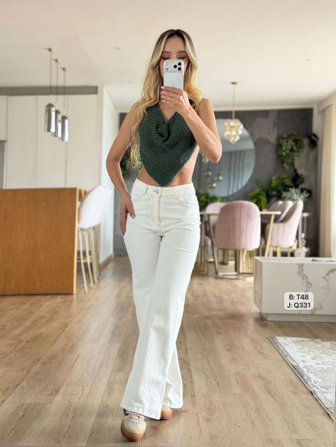 JEAN WIDE LEG TEÑIDO Q331