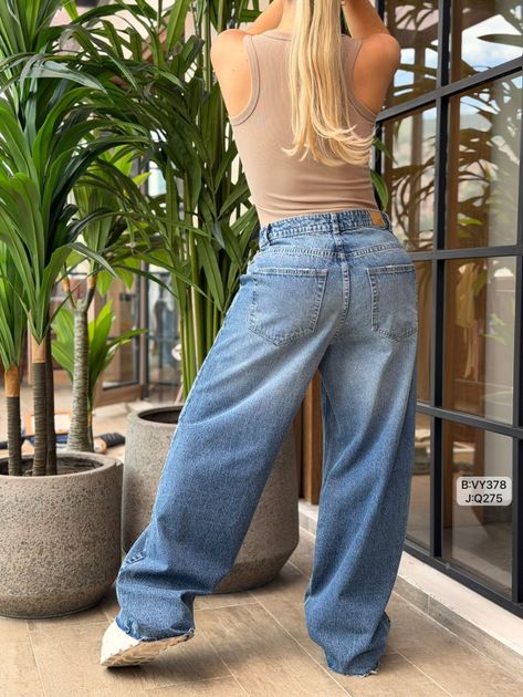 JEAN BAGGY CLASICO DIRTY Q275 en Azul claro — foto 3