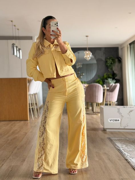 SET CHAQUETA BOLSILLO Y PANTALON VY2984
