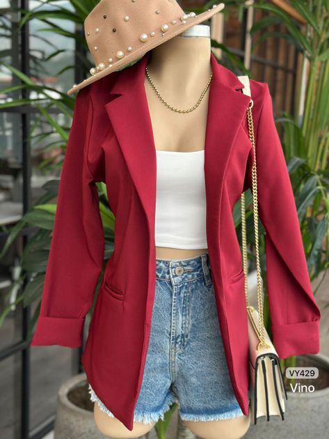 BLAZER VICTORY LARGO VY429 en CAFE — foto 4