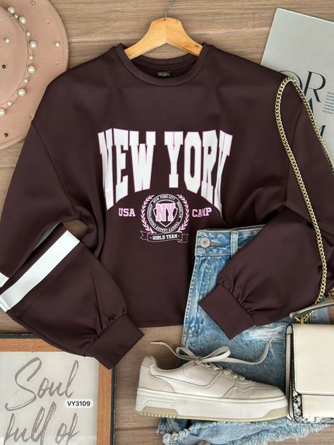 BUZO CORTO ESTAMPADO NEW YORK VY3109