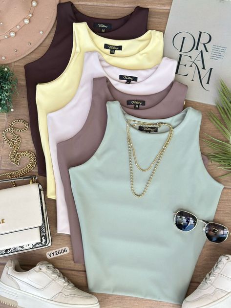BLUSA CIZA CUELLO REDONDO LULULEMON VY2606 en Beige — foto 4