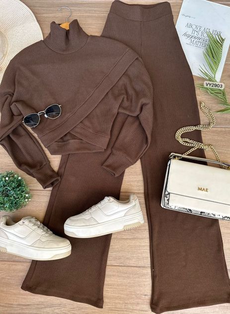 SET HILO BUZO CRUZADO ADELANTE Y PANTALON VY2903 en AMARILLO — foto 7
