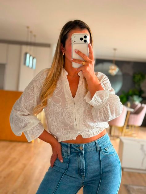 BLUSA MANGA LARGA VY2935