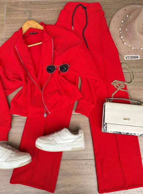 SET RIB CHAQUETA Y PANTALON VY3066
